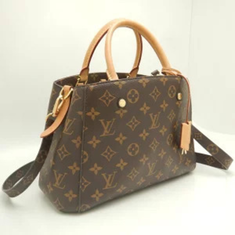 Louis Vuitton Montaigne Monogram Handbag Brown